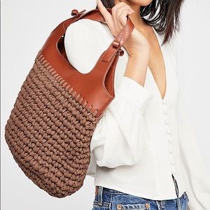 NWOT Free People Magnolia Macrame Tote
